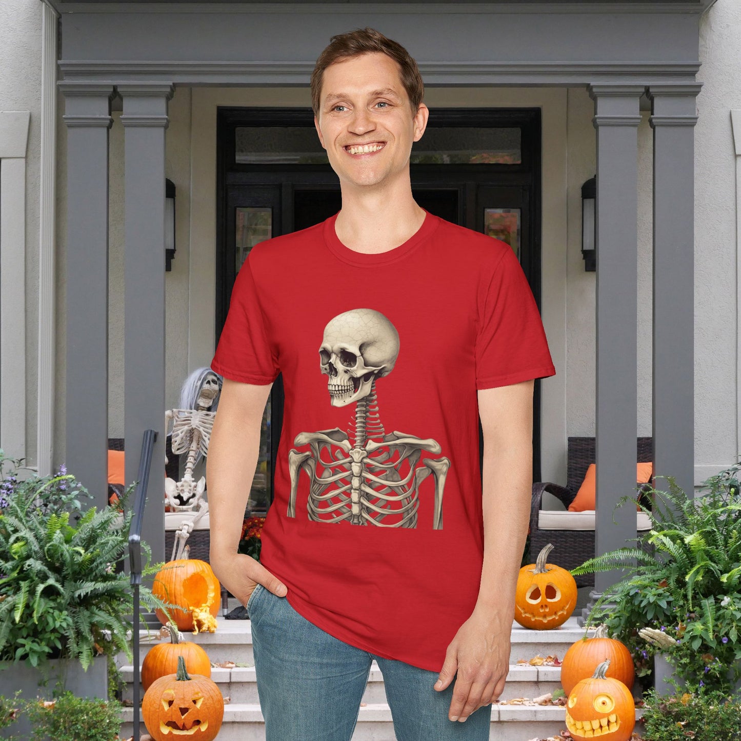 Skeleton Person Adult T-shirt