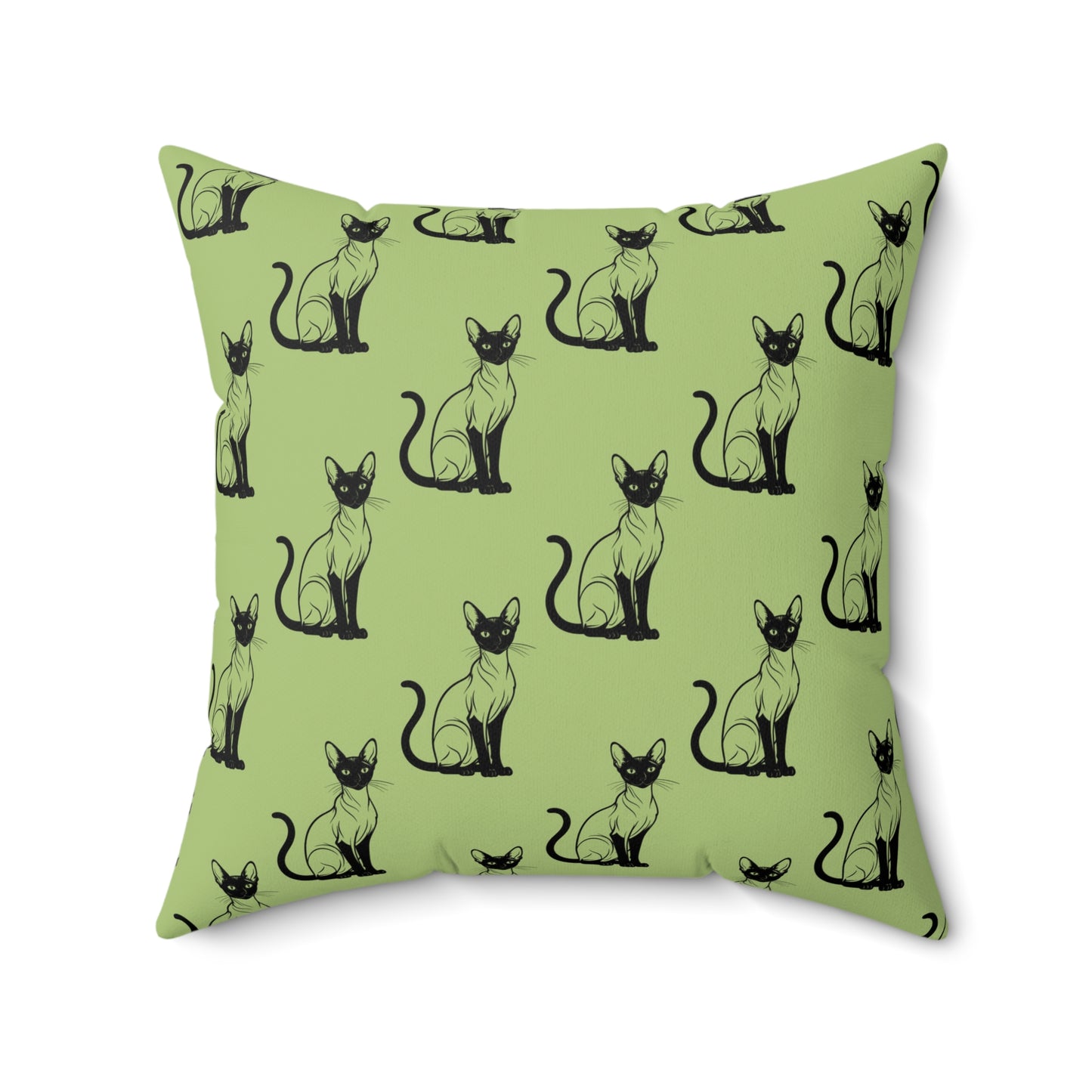 Siamese Charm – Sage Garden Throw Pillow