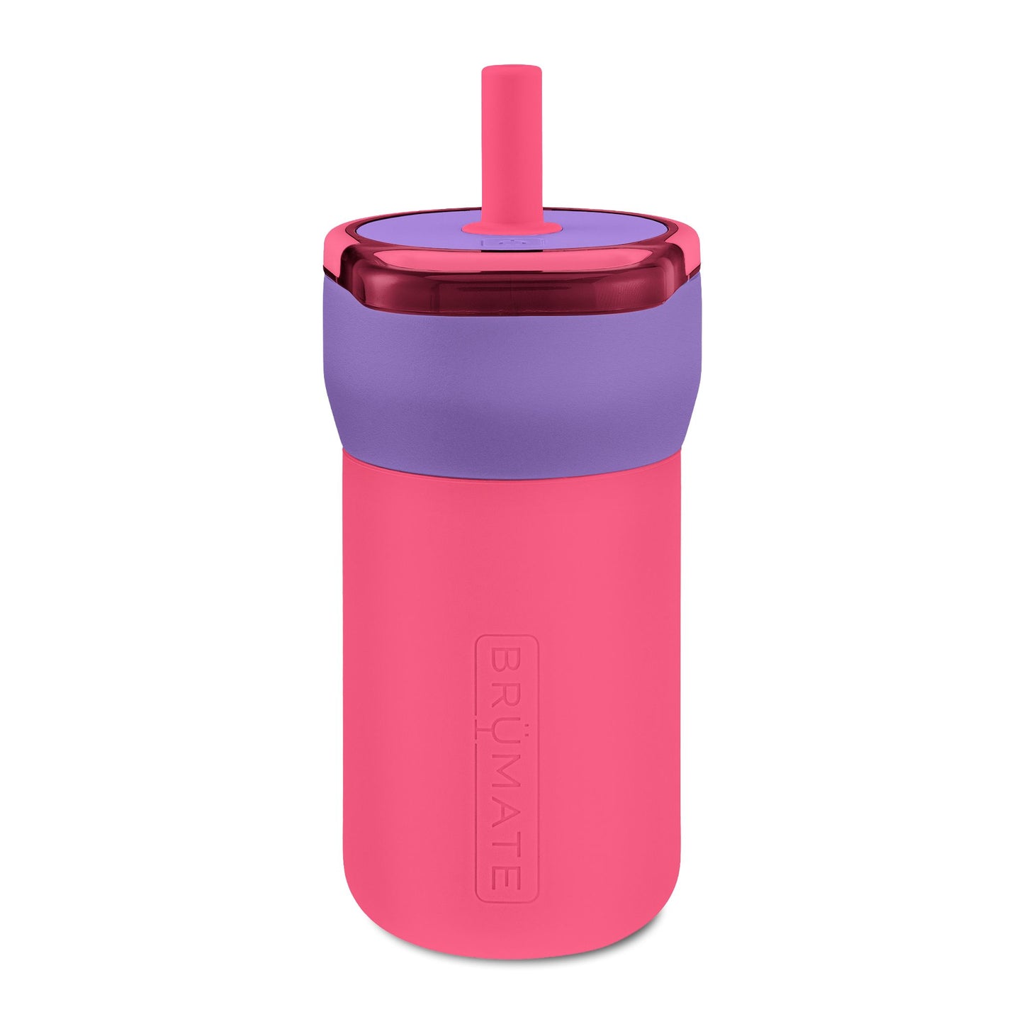 Personalized Kids 12oz Leakproof Straw Tumbler — Engraved Name Water Bottle