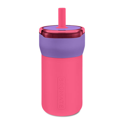 Personalized Kids 12oz Leakproof Straw Tumbler — Engraved Name Water Bottle