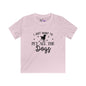 I Just Want To Pet All The Dogs Kids Softstyle Tee