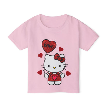 Valentine Hello Kitty Love Heavy Cotton™ Toddler T-shirt