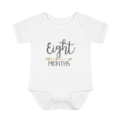 Golden Arrow Milestone Baby Bodysuit-Eight Months