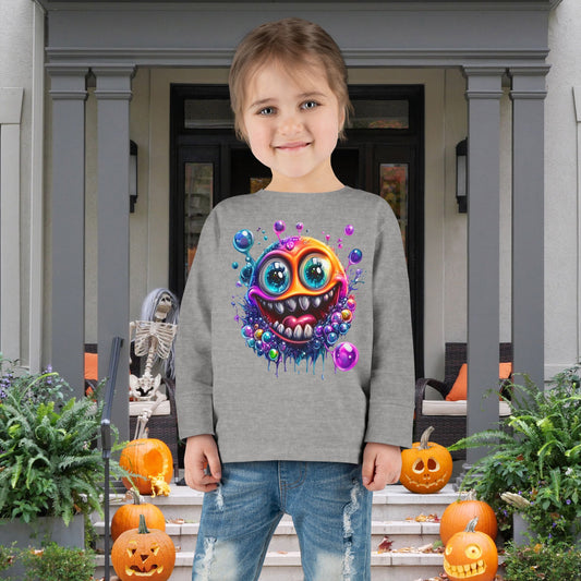 Bubbly Monster Toddler Long Sleeve Tee