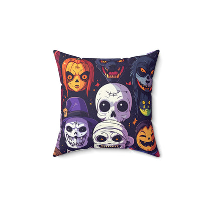 Monster Mash Up Throw Pillow