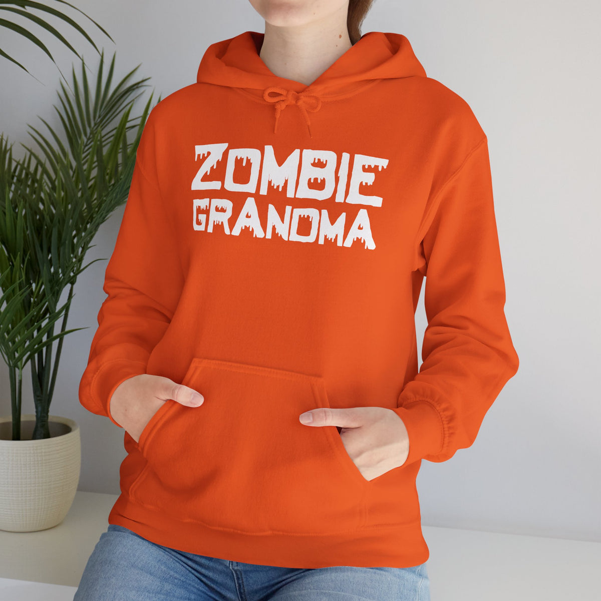 ""Zombie Grandma Heavy Blend™ Hooded Sweatshirt