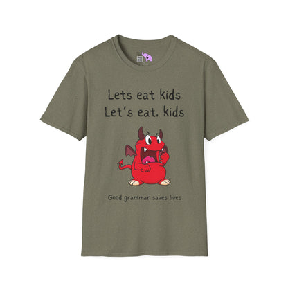 Lets Eat Kids Good Grammar Saves Lives T-shirt