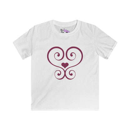 Heart 8 Youth Softstyle Tee