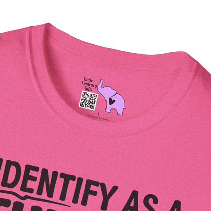 I Identify As A Threat; My Prounouns Are Try/Me Adult T-shirt