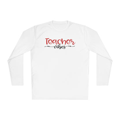 Teacher Vibes Adult Long Sleeve Tee