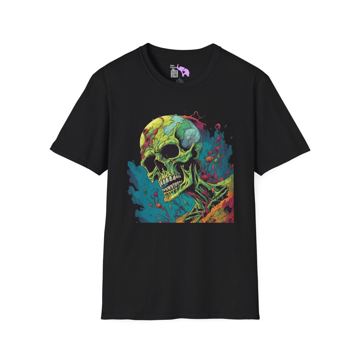 Surreal Skullscape Adult T-shirt