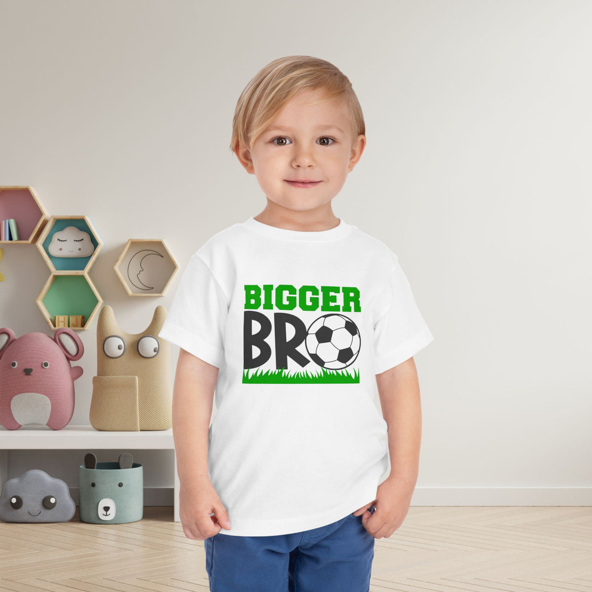 Bigger Bro (Soccer Ball) Toddler Tee