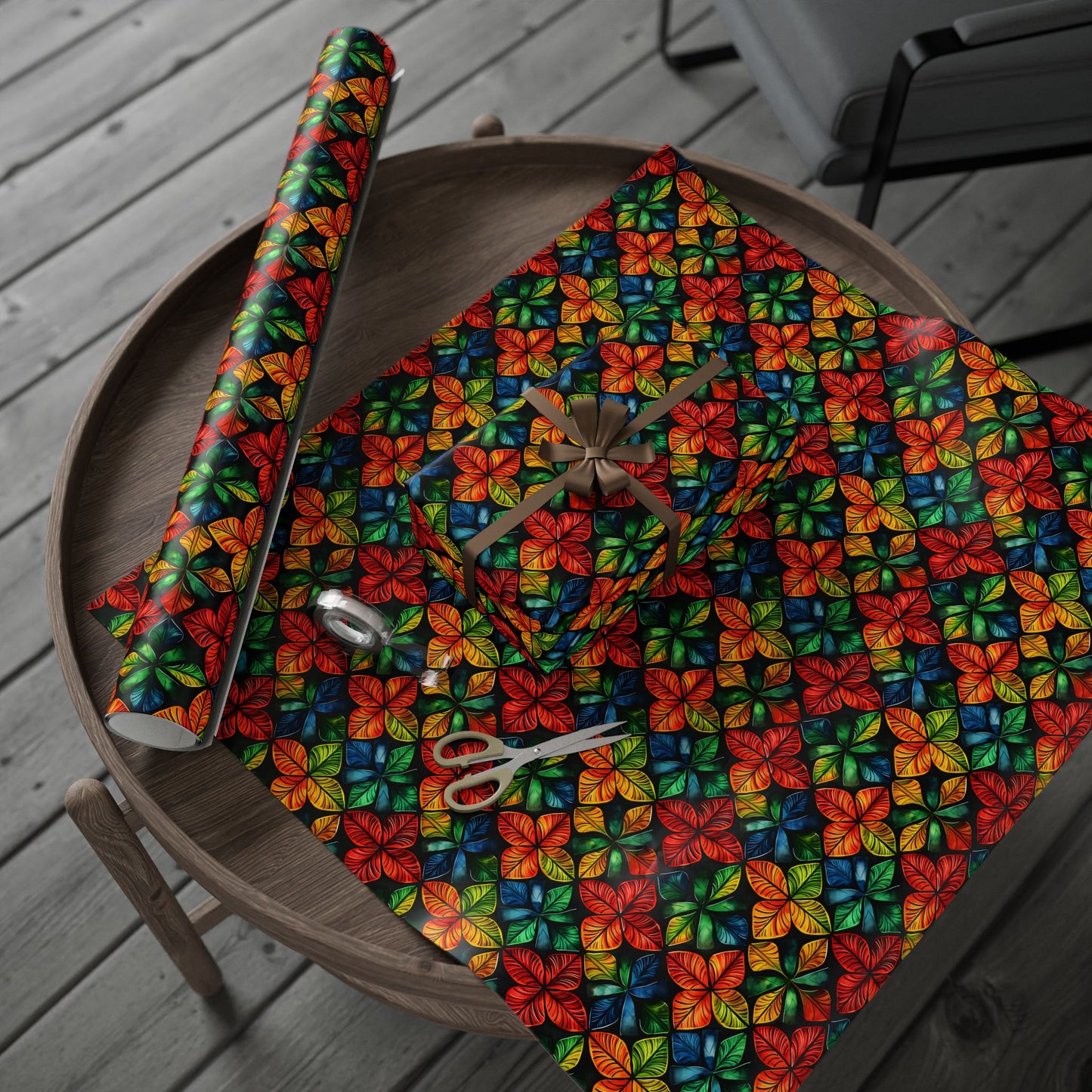 Kinara Radiance Kwanzaa Wrapping Paper