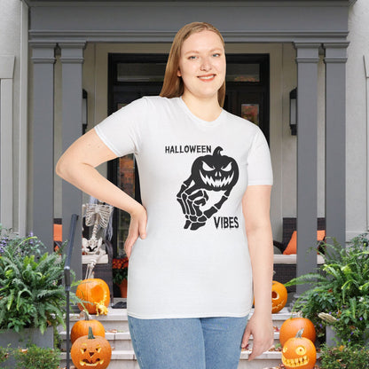 Pumpkin Halloween Vibes Adult T-shirt