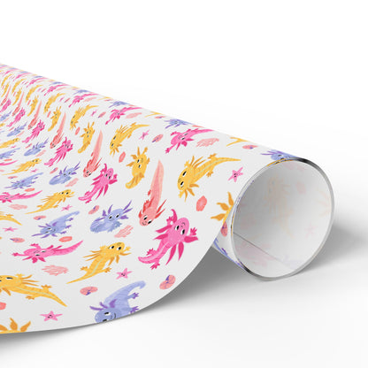 Axolotl Whimsy Wrapping Paper