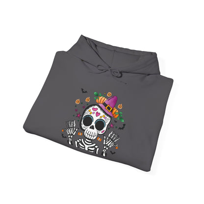 Dios de Muertos Skull Heavy Blend™ Hooded Sweatshirt