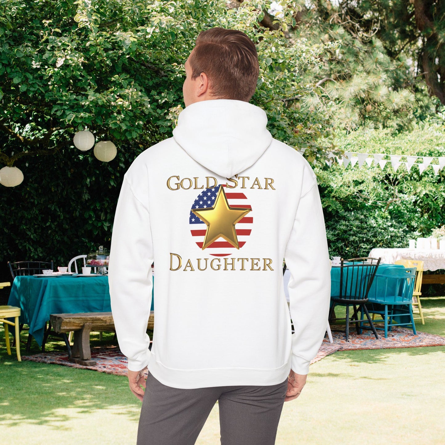 Gold Star Daughter Heavy Blend™ Hooded Sweatshirt