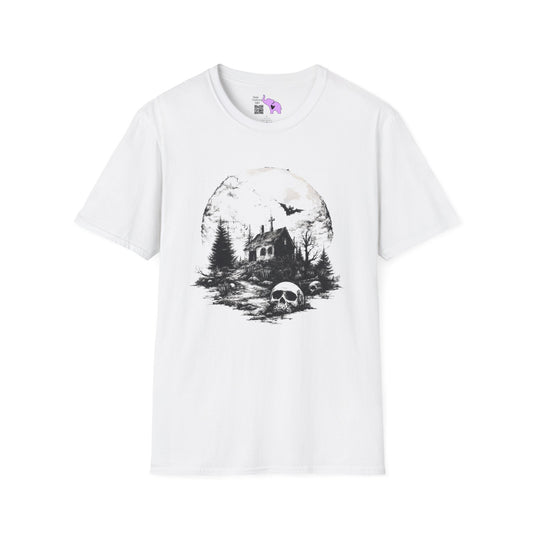 Creepy Full Moon Adult T-shirt