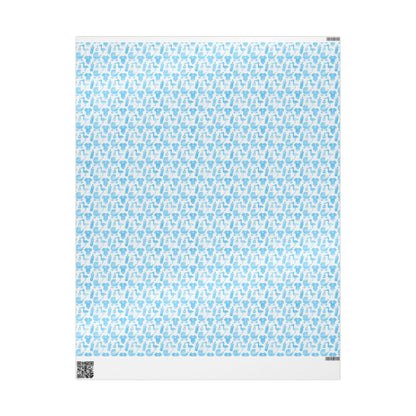 Baby Boy Keepsakes Wrapping Paper