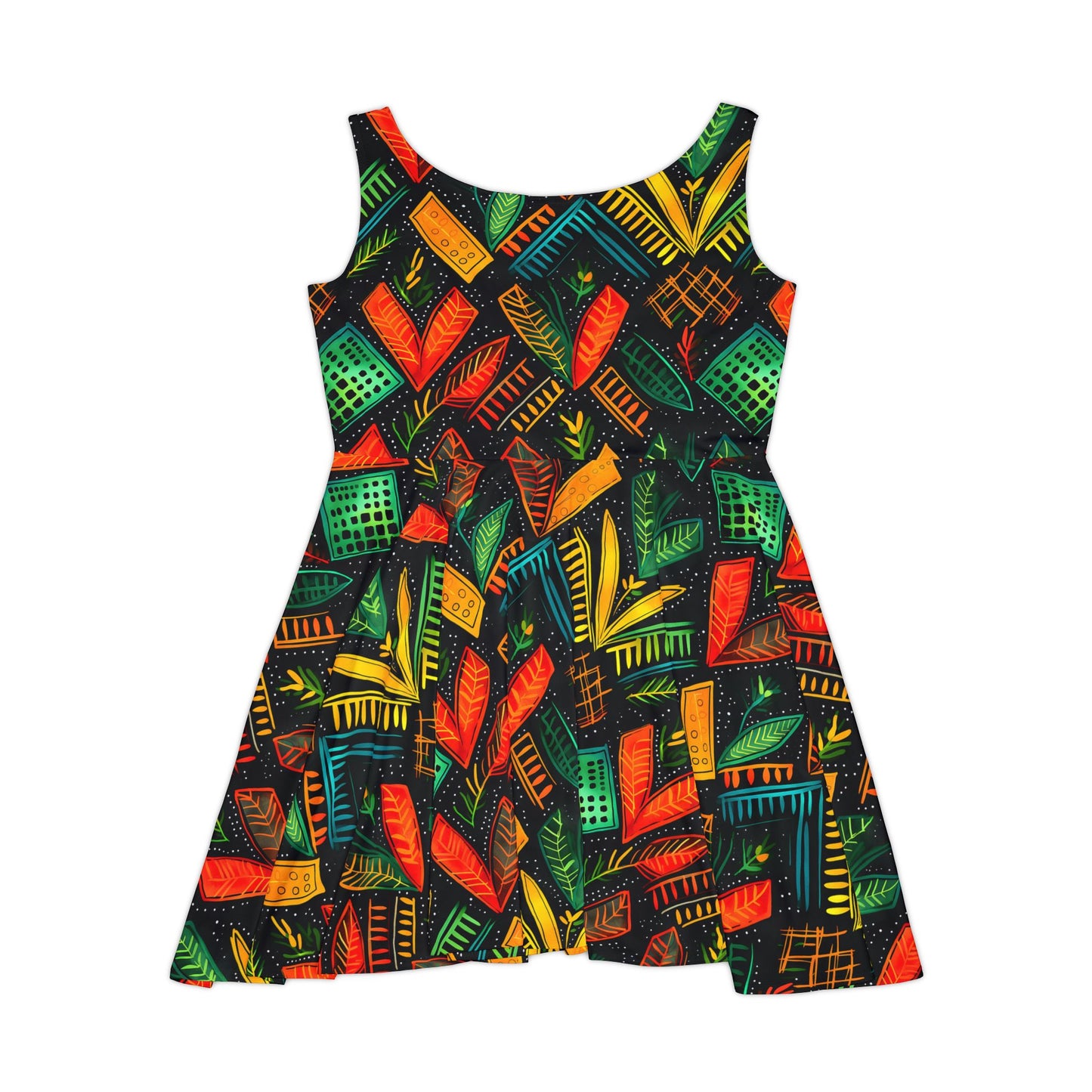 Kujichagulia Waves Women's Skater Dress