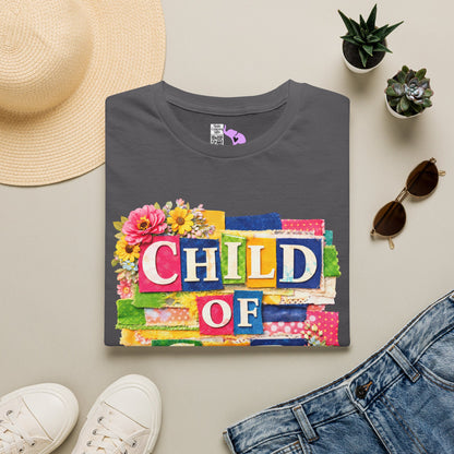 Child of God (Lace Collage) Adult T-shirt