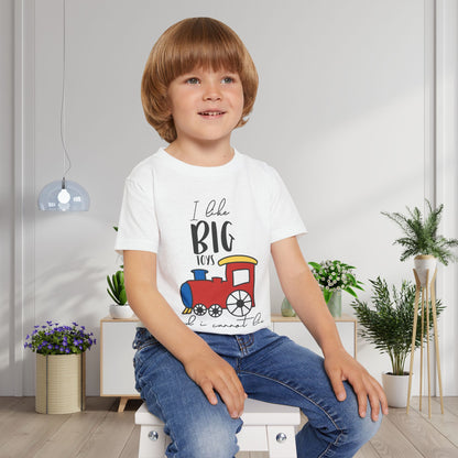 I Like Big Toys and I Cannot Lie (Train) Heavy Cotton™ Toddler T-shirt