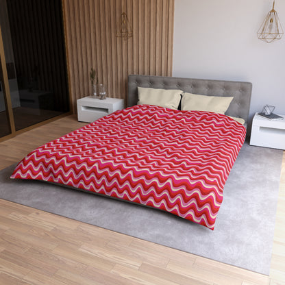Blush Frequency Microfiber Duvet Cover