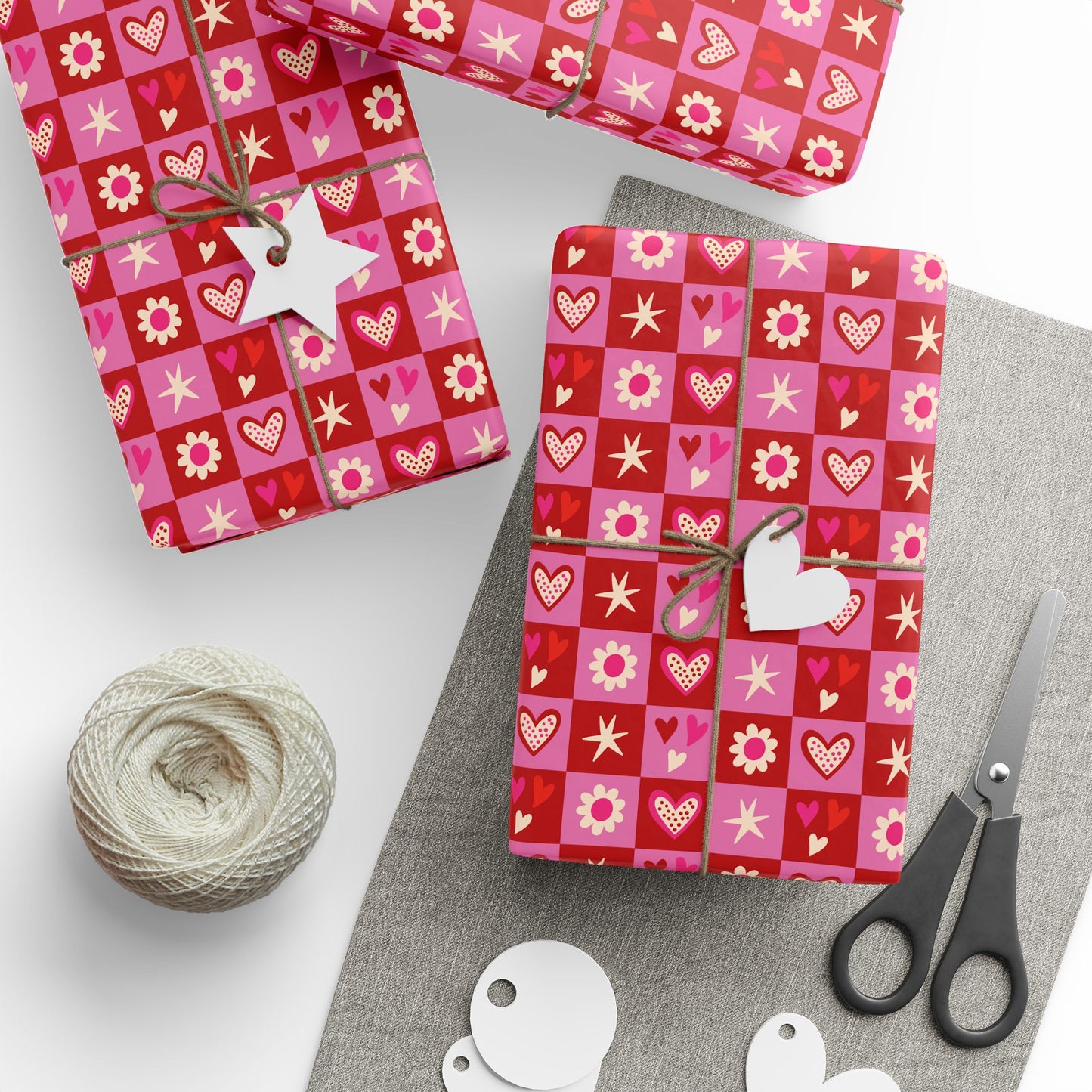Valentine Toss Wrapping Paper