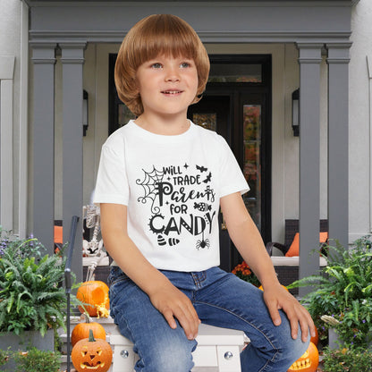 Will Trade Parents For Candy Heavy Cotton™ Toddler T-shirt
