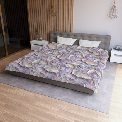 Purple Opalescent Dreams Microfiber Duvet Cover