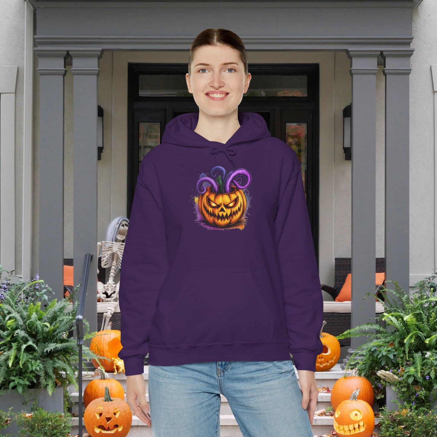 Creepy Jack Heavy Blend™ Hooded Sweatshirt