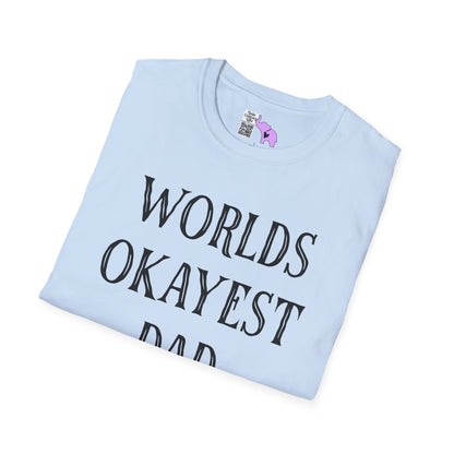 Worlds Okayest Dad Adult T-shirt