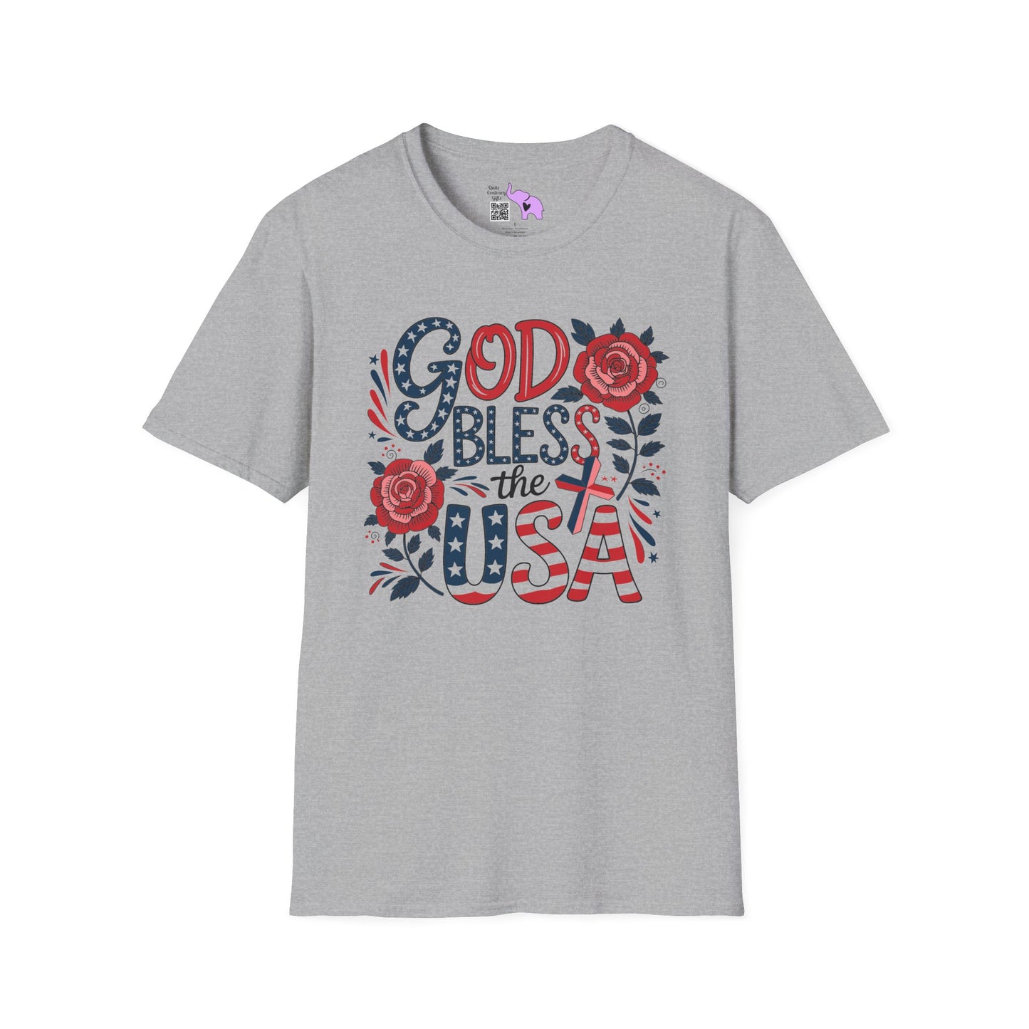 God Bless The USA Adult T-shirt