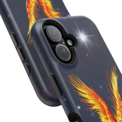 Phoenix Over Nebula MagSafe® Compatible Tough Case for iPhone