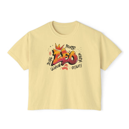 Leo Street Art Women's Boxy Tee