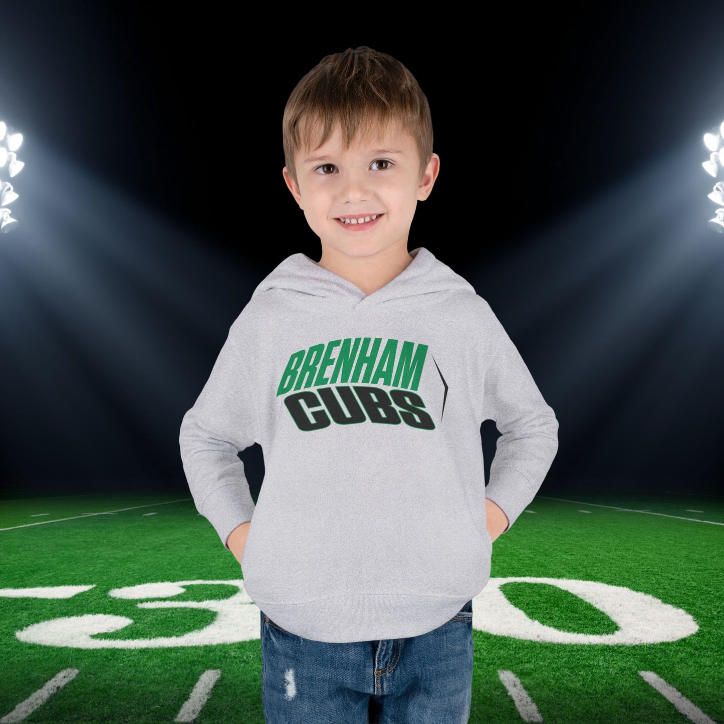 Brenham Cubs (Angled) Toddler Hoodie