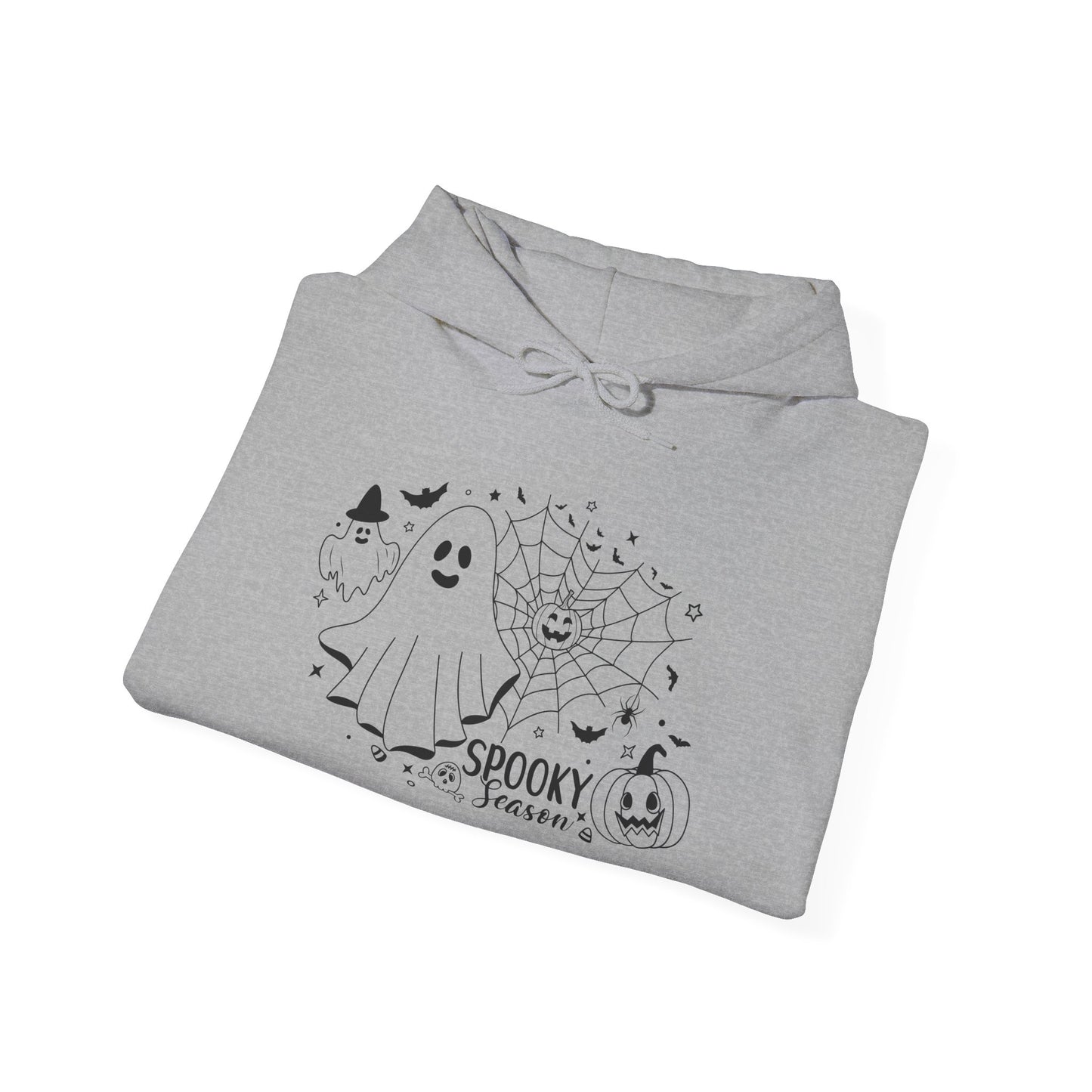 Spooky Season (Ghosts & Spider Webs) Heavy Blend™ Hooded Sweatshirt