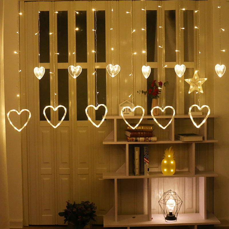 LED Love Curtain Lights