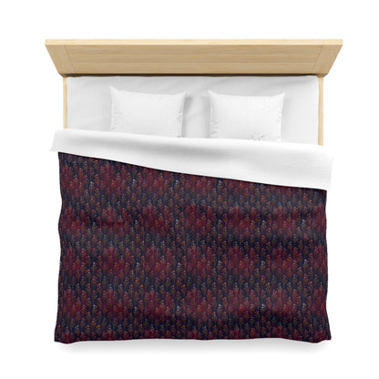 Golden Grove Midnight Microfiber Duvet Cover
