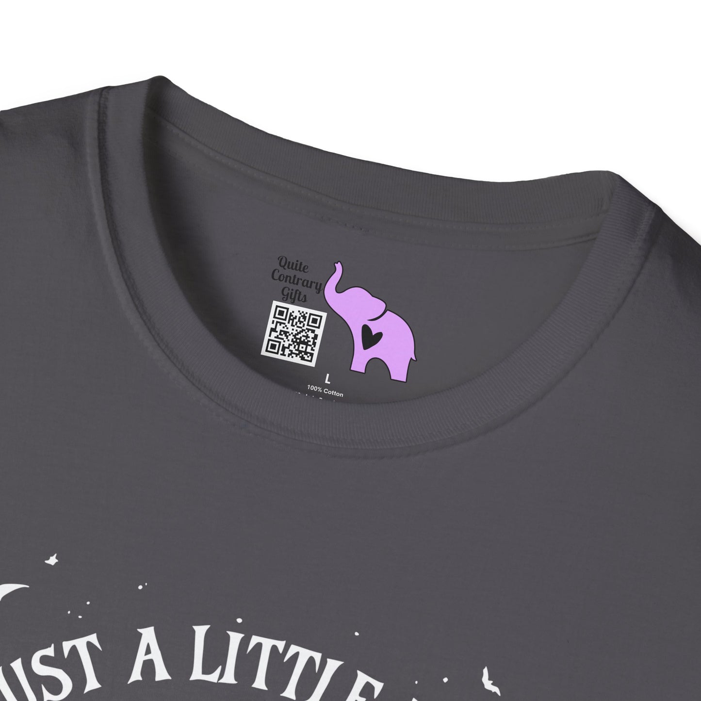 Just A Little Ray of Pitch Black (Crescent Moon) Adult T-shirt