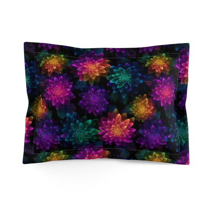 Neon Lotus Blooms Basic Bedding Set