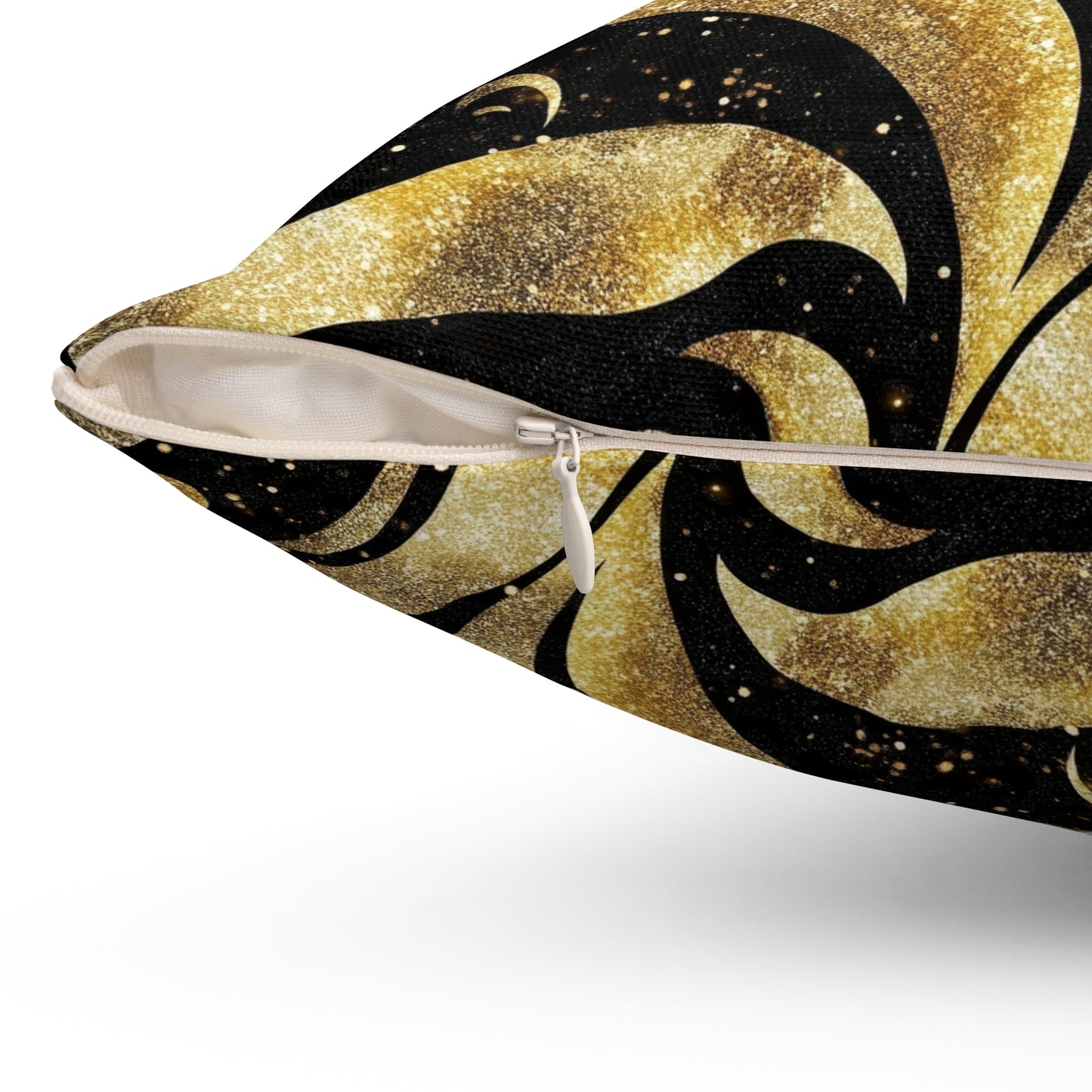 Black & Gold Luxe Swirl Duvet Bedding Set
