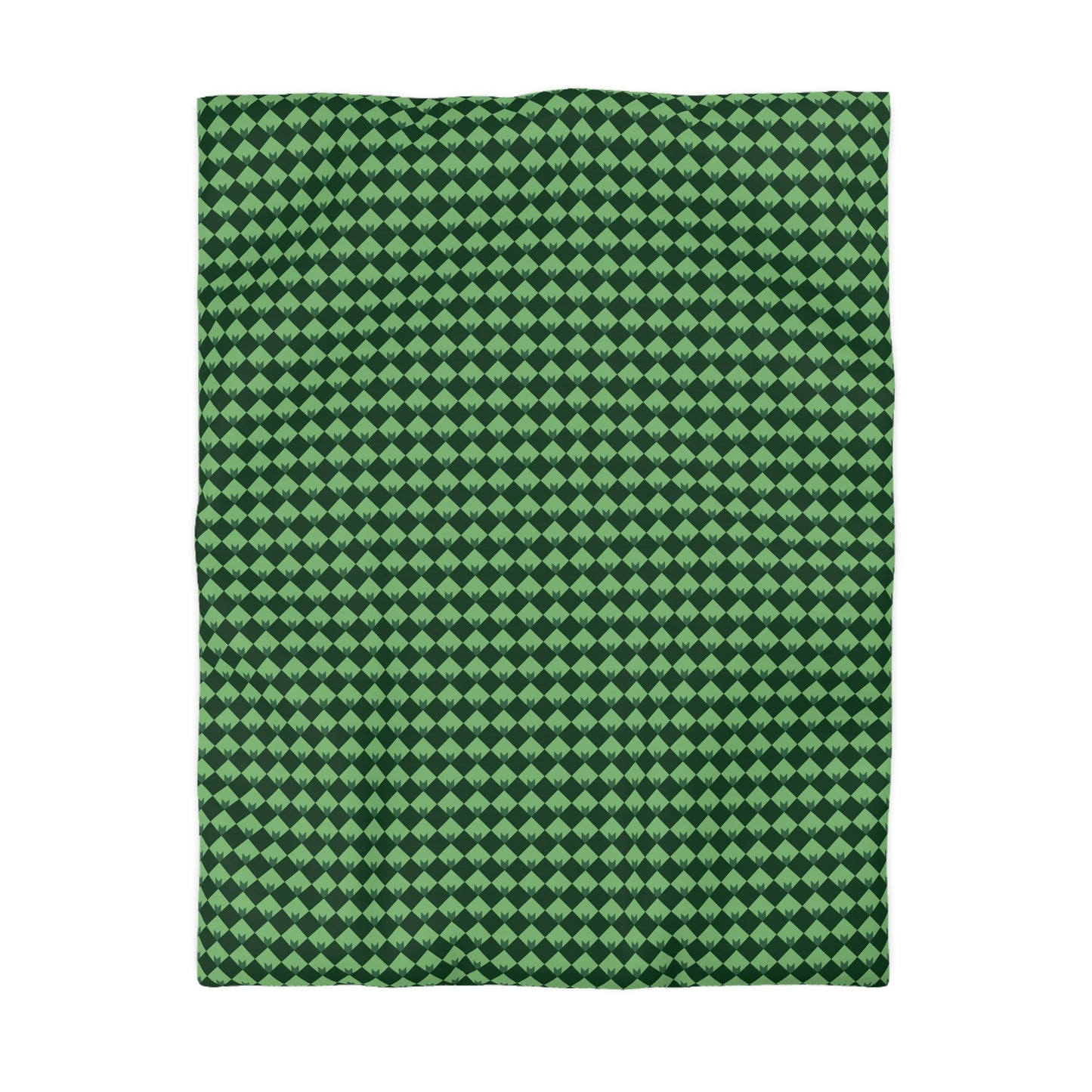 Diamond Bloom- Spruce & Sage Microfiber Duvet Cover