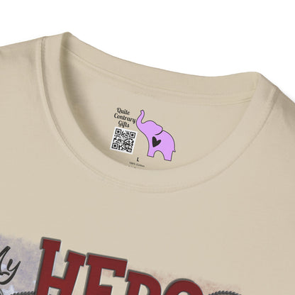 My Hero Wears Combat Boots Adult T-Shirt