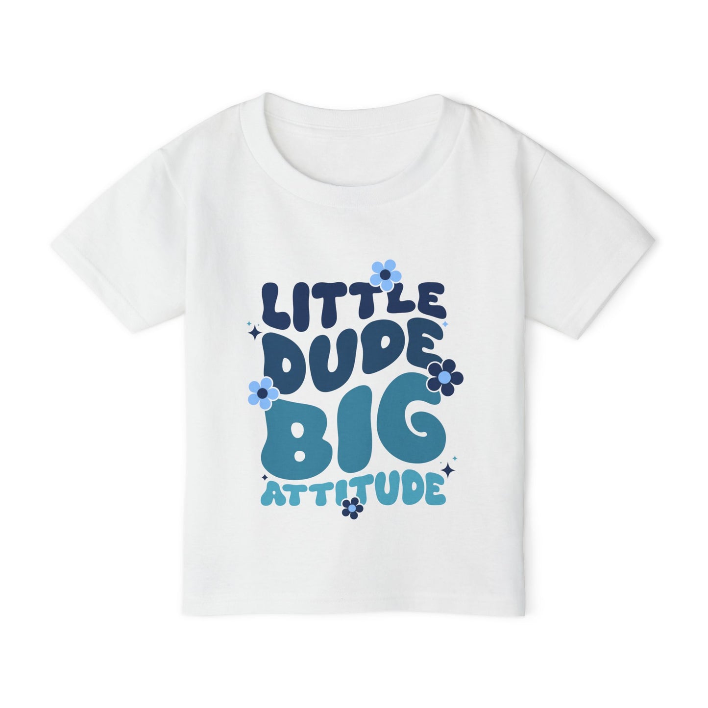 Little Dude Big Attitude Heavy Cotton™ Toddler T-shirt