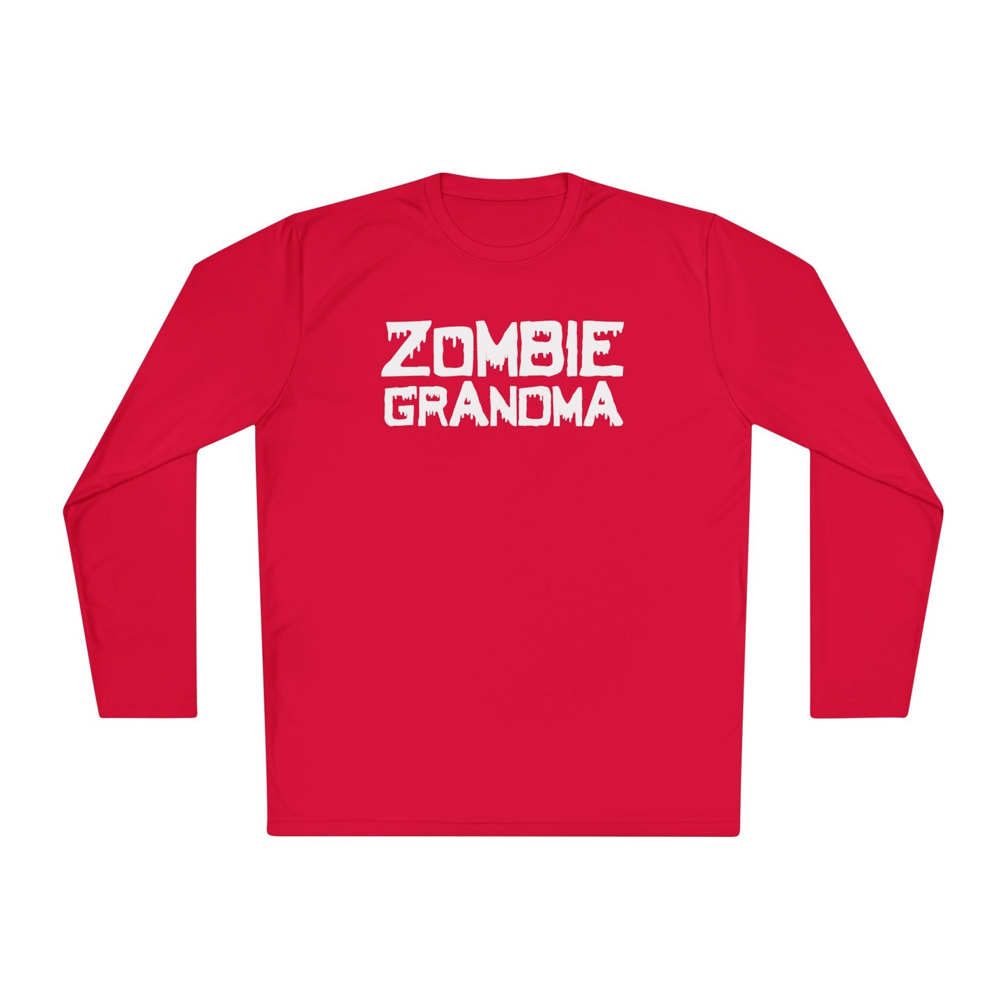 ""Zombie Grandma Adult Long Sleeve Tee
