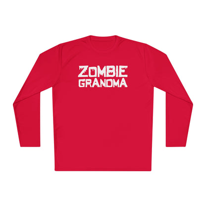 ""Zombie Grandma Adult Long Sleeve Tee