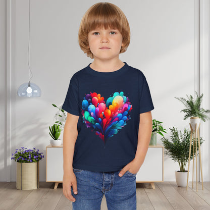 All the Feels Heart Heavy Cotton™ Toddler T-shirt