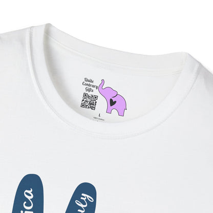 Patriotic Peace Adult T-shirt