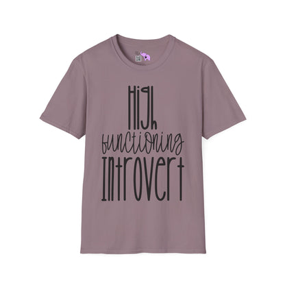 High Functioning Introvert Adult T-shirt